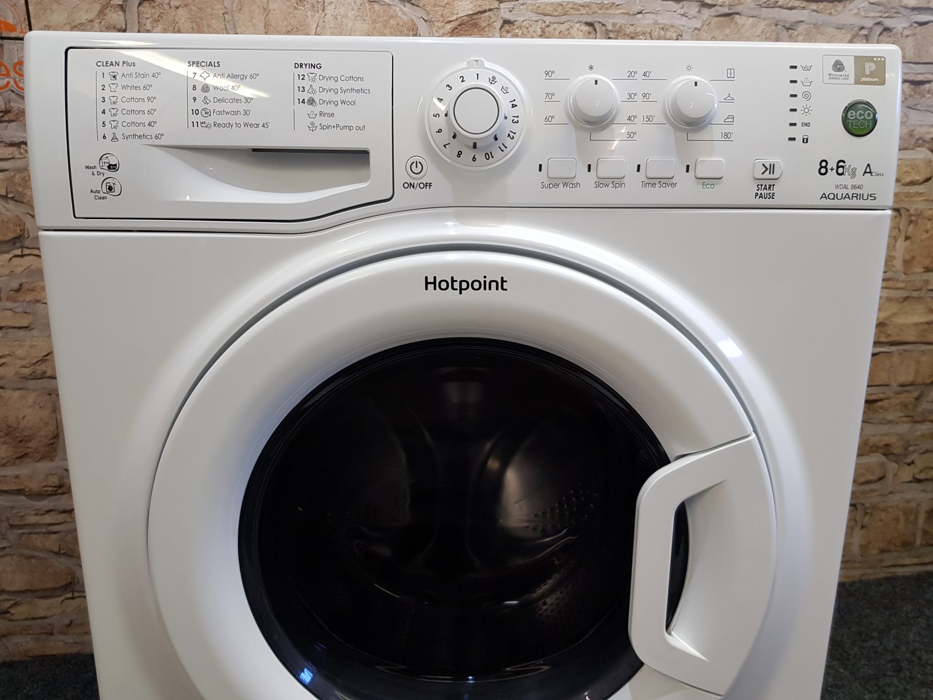Hotpoint washer and dryer